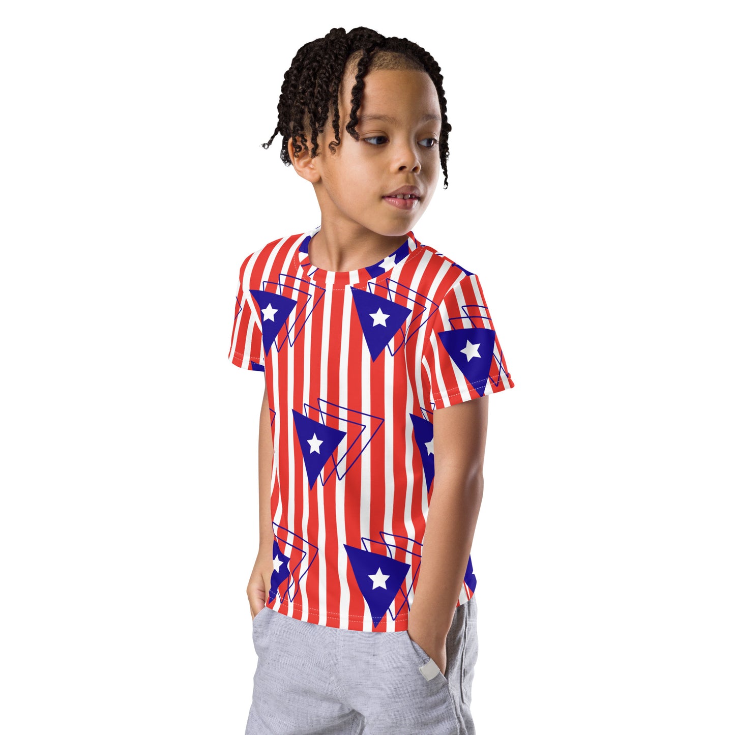 Kids crew neck t-shirt- Puerto Rico