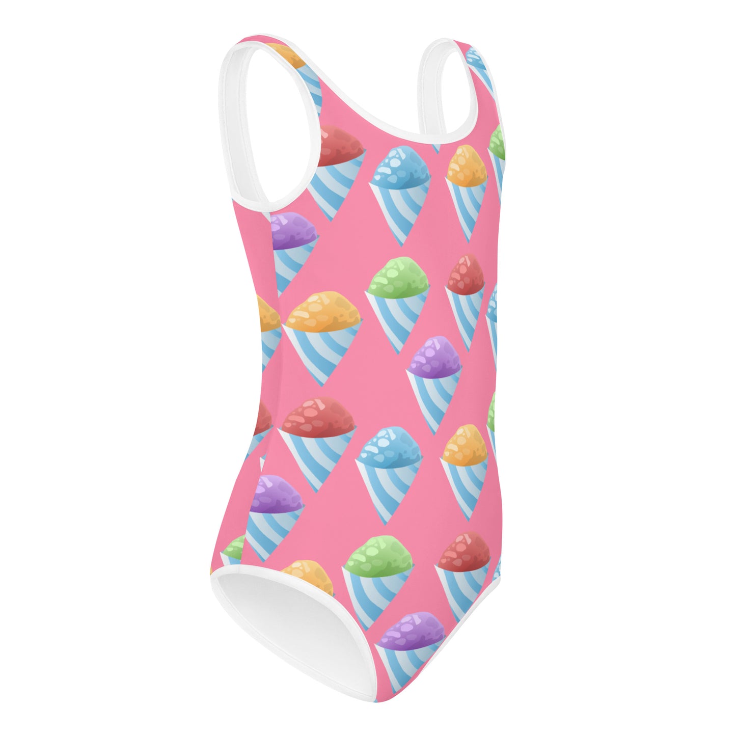 All-Over Print Kids Swimsuit- Piragua / Shaved Ice
