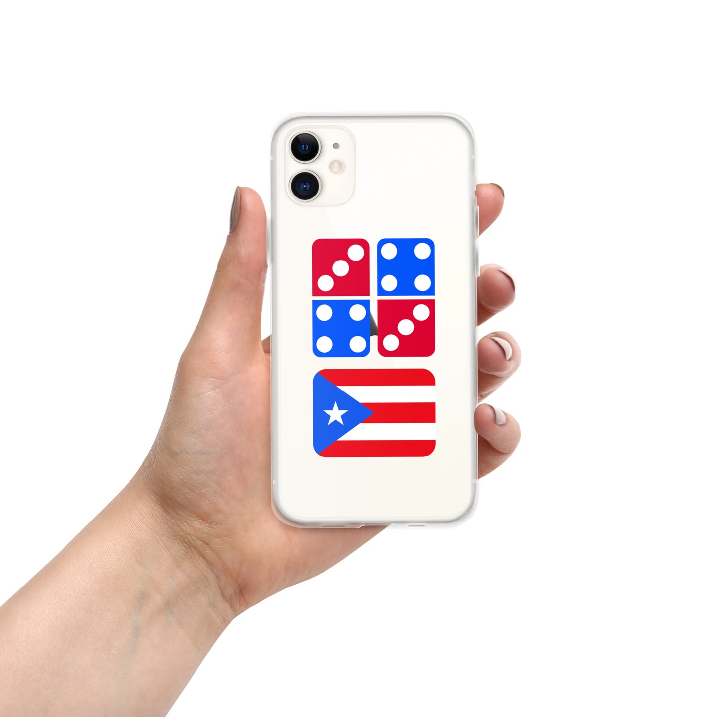 Clear Case for iPhone® PR Domino