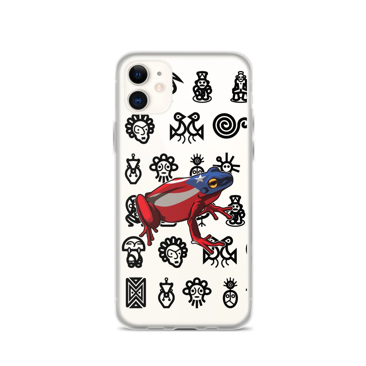 Clear Case for iPhone® Coqui and Taino