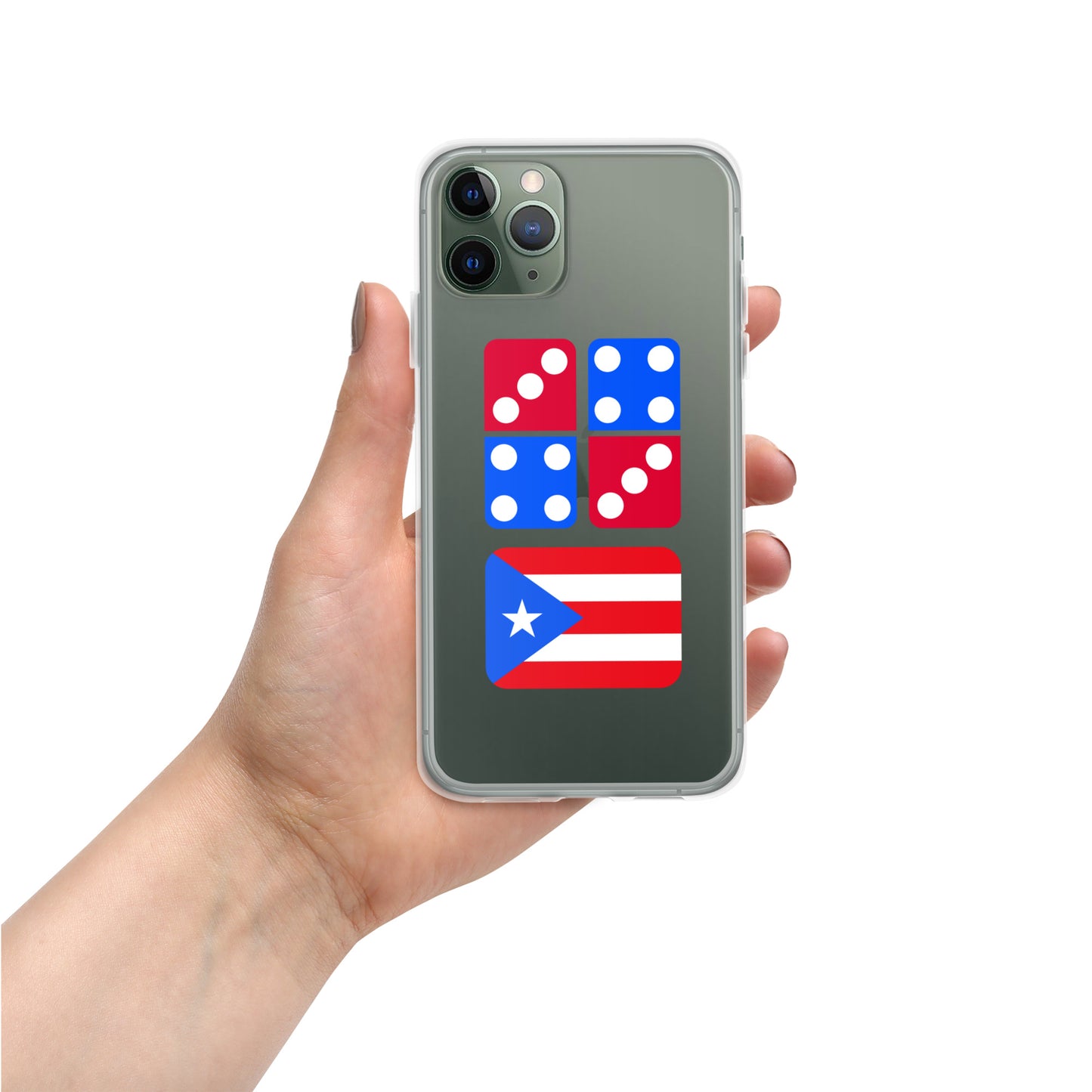 Clear Case for iPhone® PR Domino