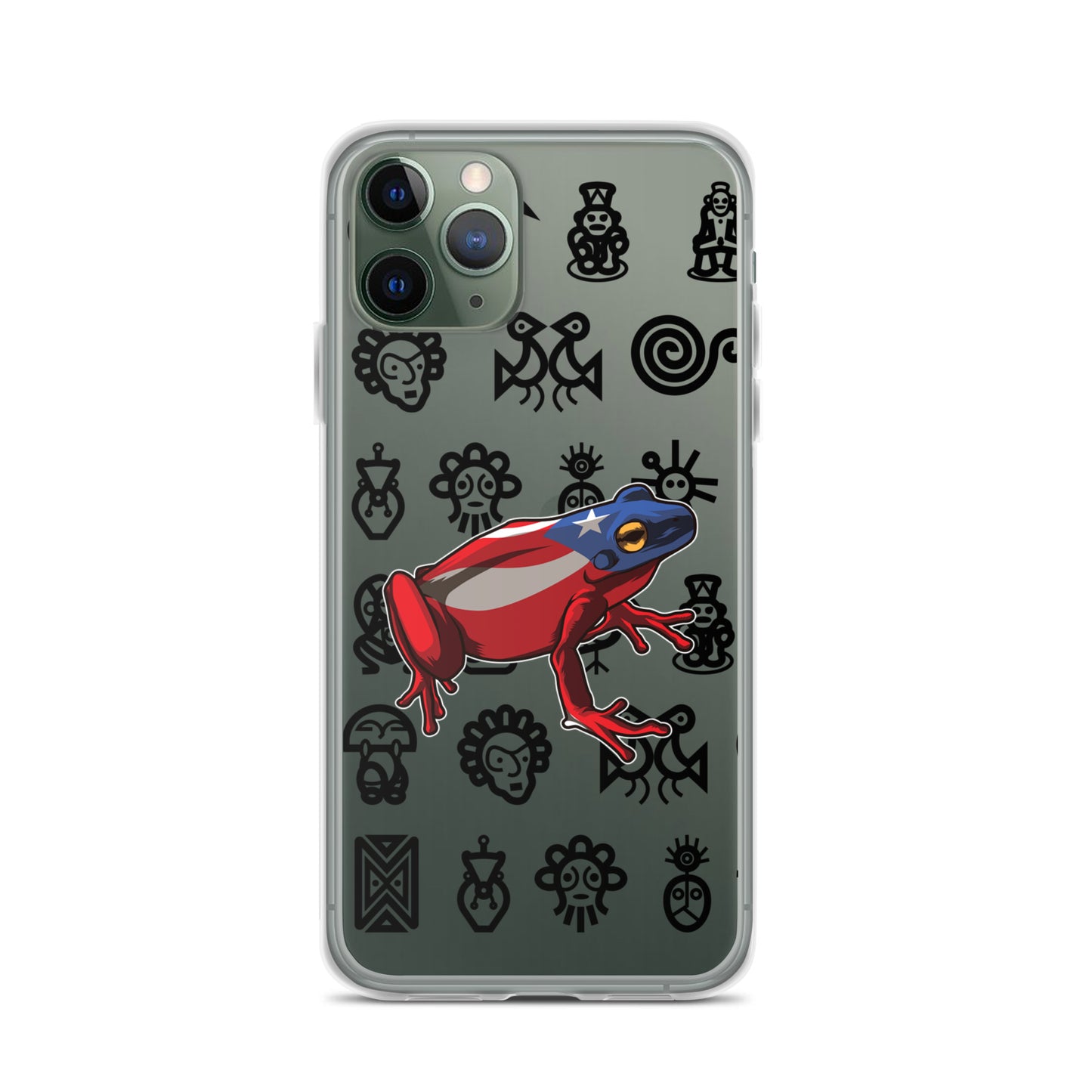 Clear Case for iPhone® Coqui and Taino