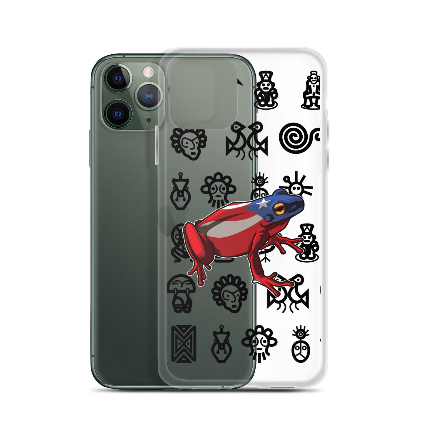 Clear Case for iPhone® Coqui and Taino