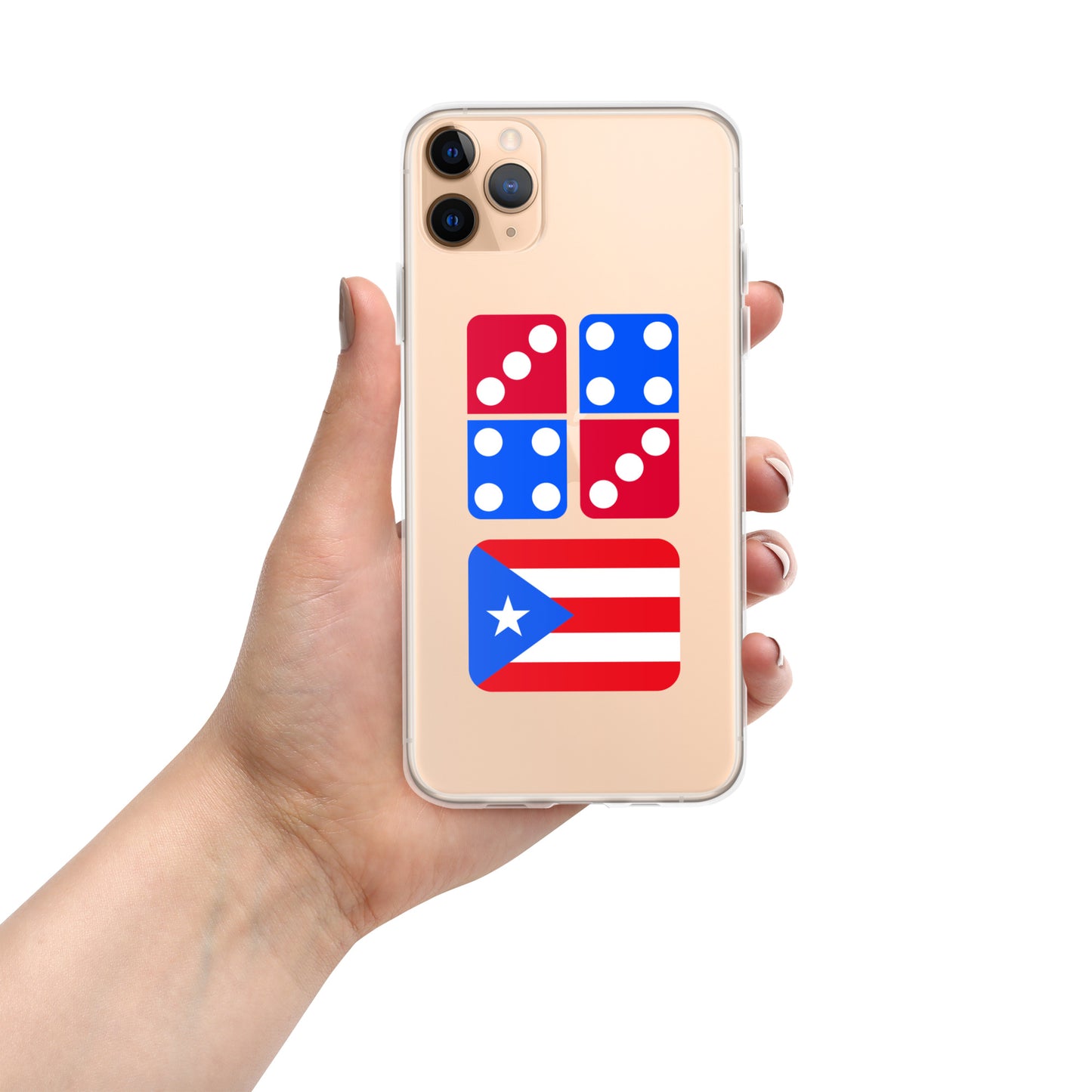 Clear Case for iPhone® PR Domino