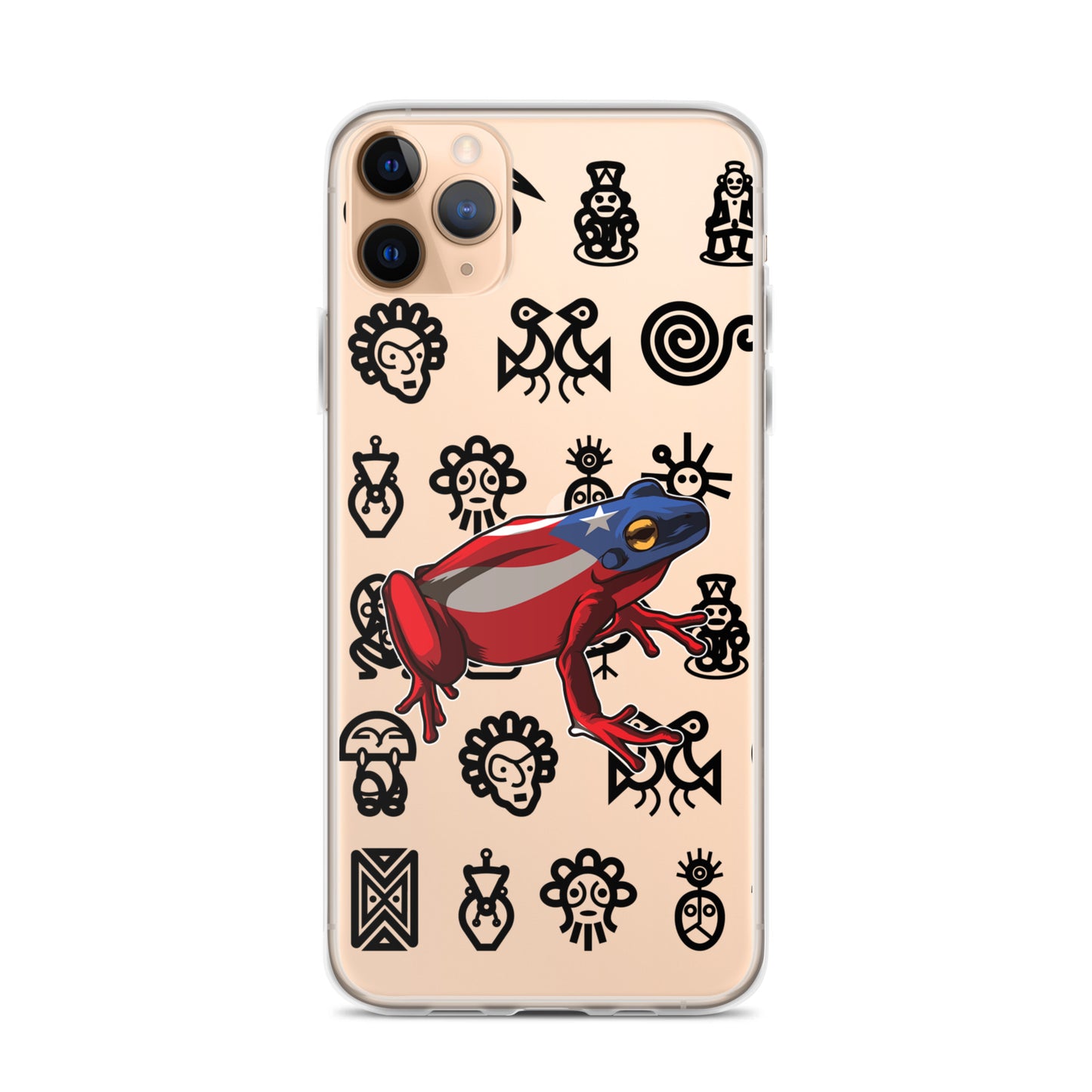Clear Case for iPhone® Coqui and Taino