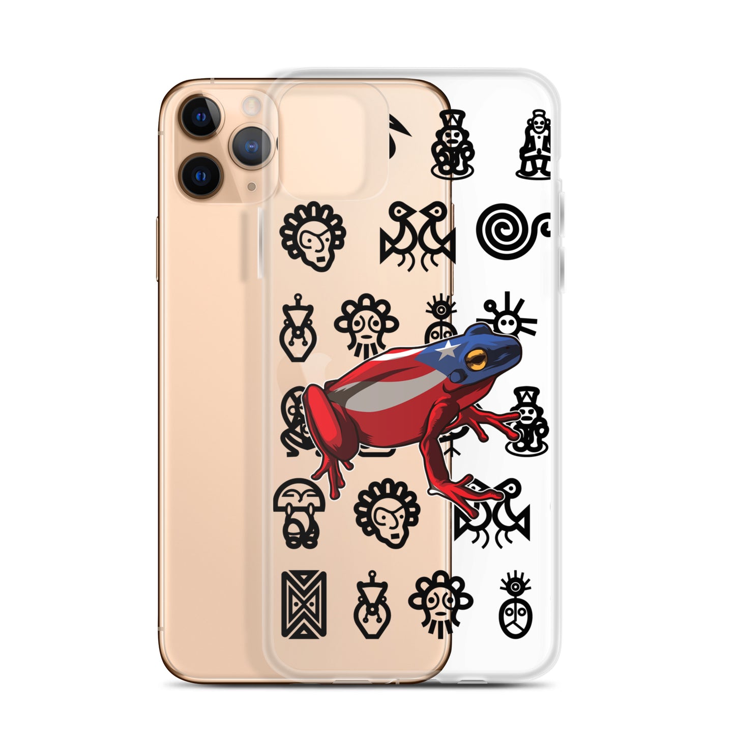 Clear Case for iPhone® Coqui and Taino