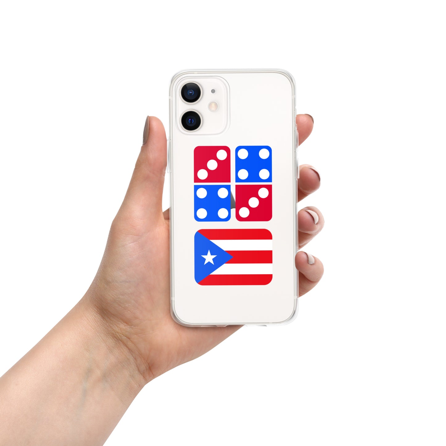 Clear Case for iPhone® PR Domino