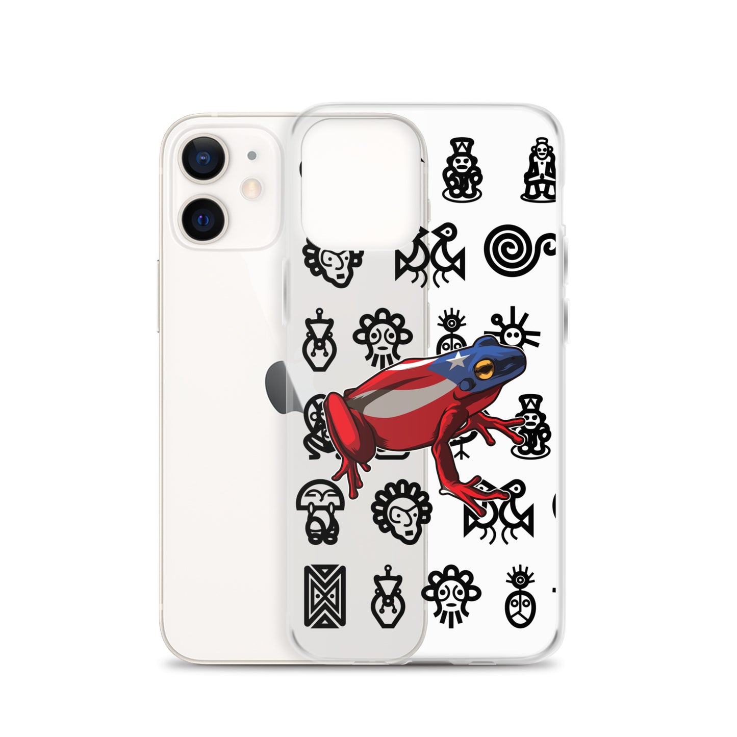 Clear Case for iPhone® Coqui and Taino
