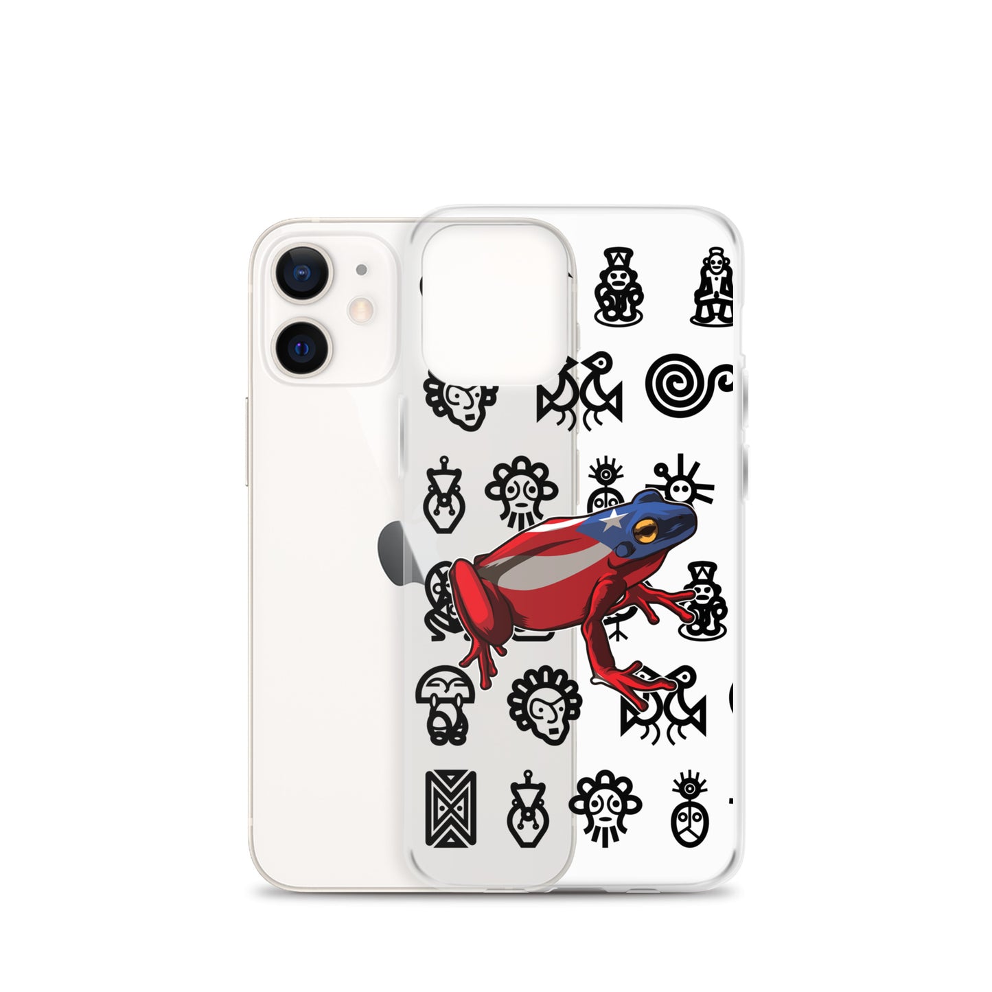 Clear Case for iPhone® Coqui and Taino