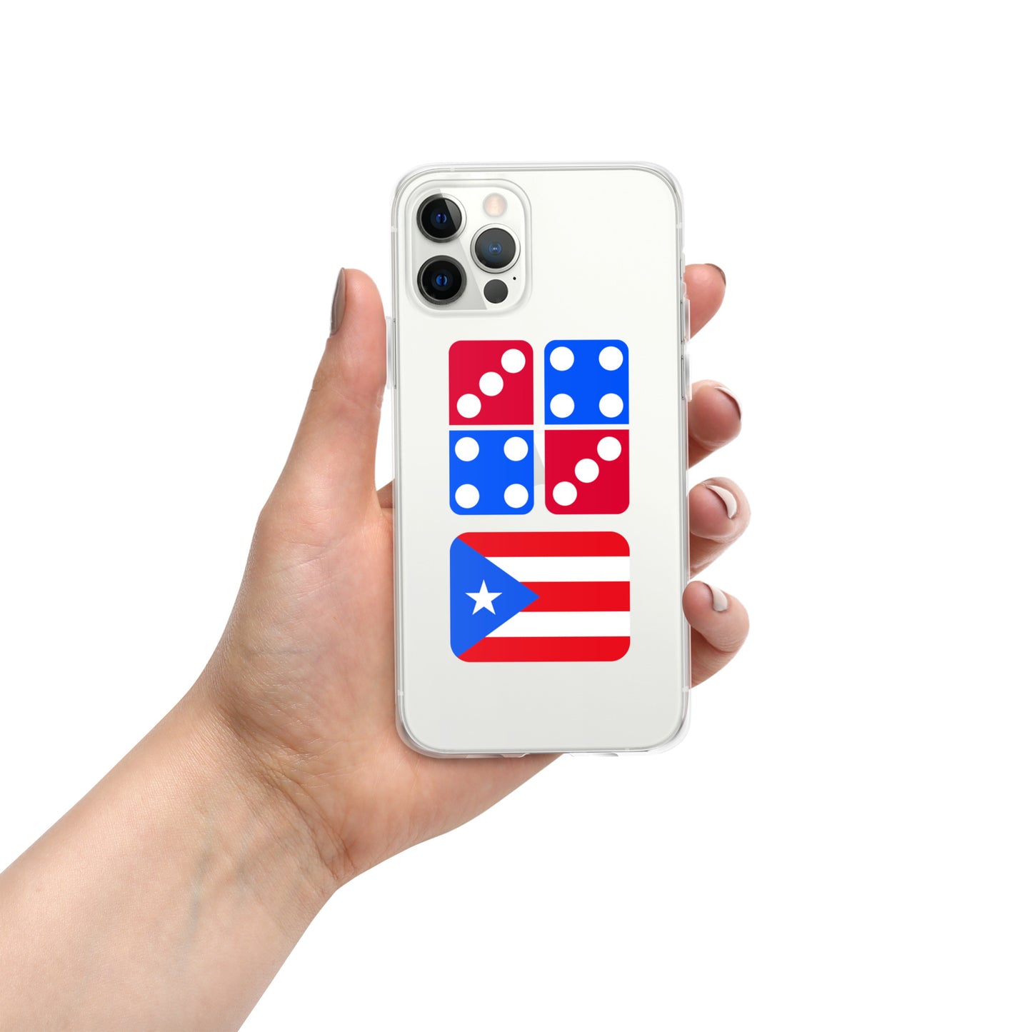 Clear Case for iPhone® PR Domino