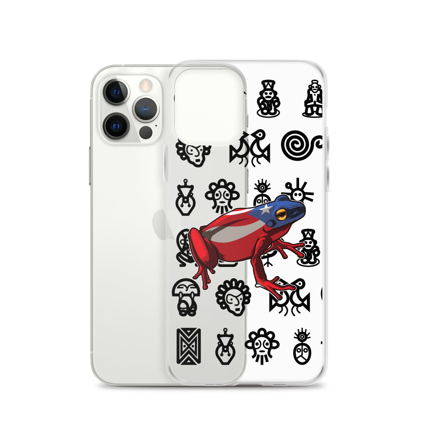 Clear Case for iPhone® Coqui and Taino