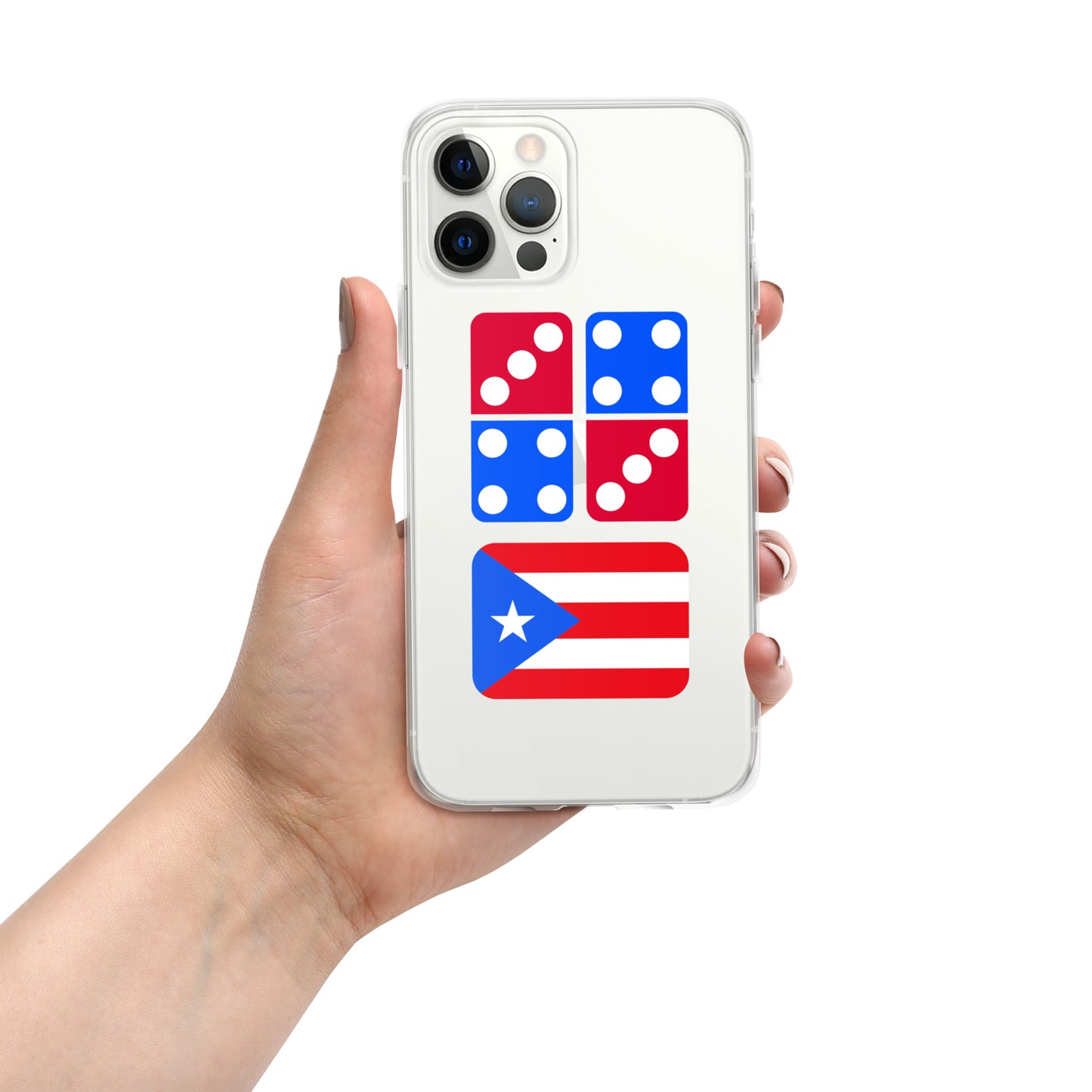 Clear Case for iPhone® PR Domino