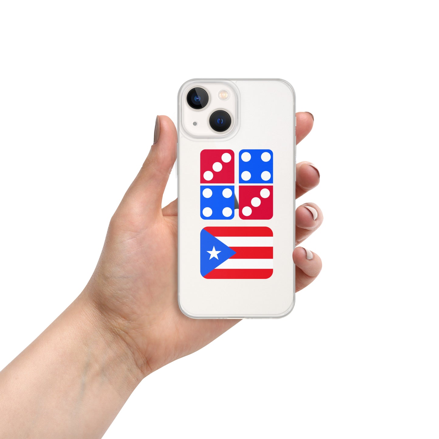 Clear Case for iPhone® PR Domino