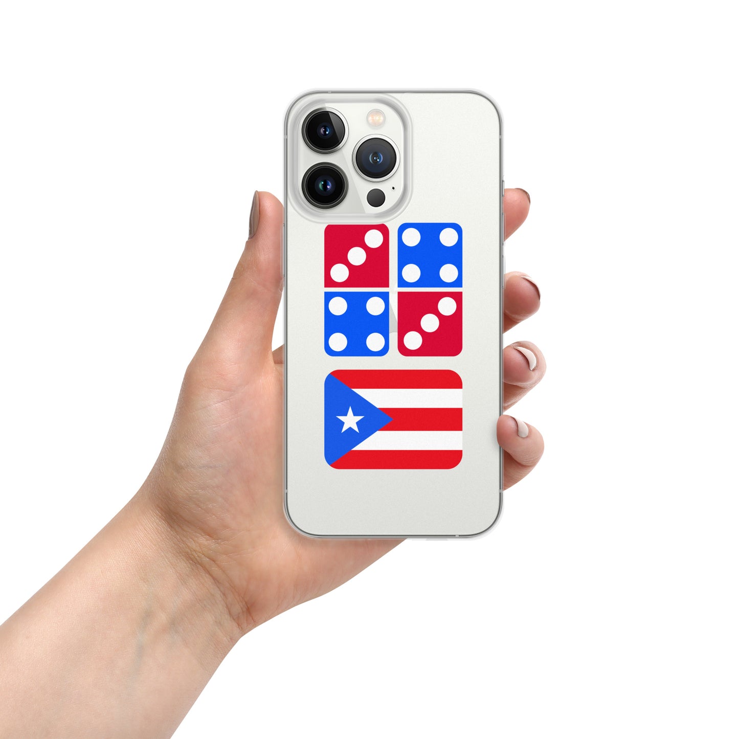 Clear Case for iPhone® PR Domino