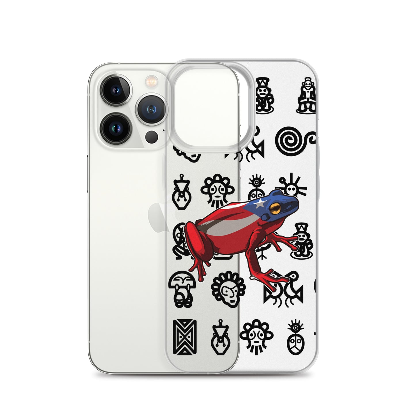 Clear Case for iPhone® Coqui and Taino