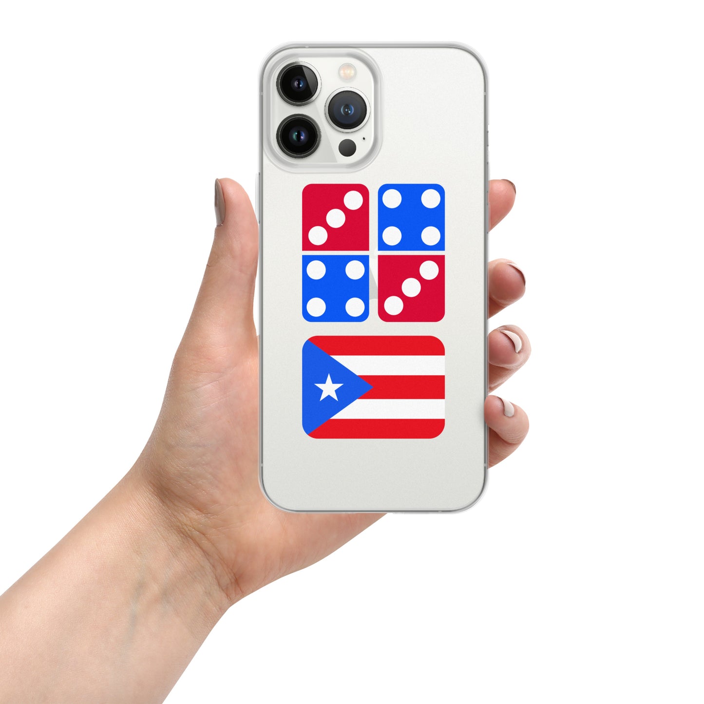 Clear Case for iPhone® PR Domino