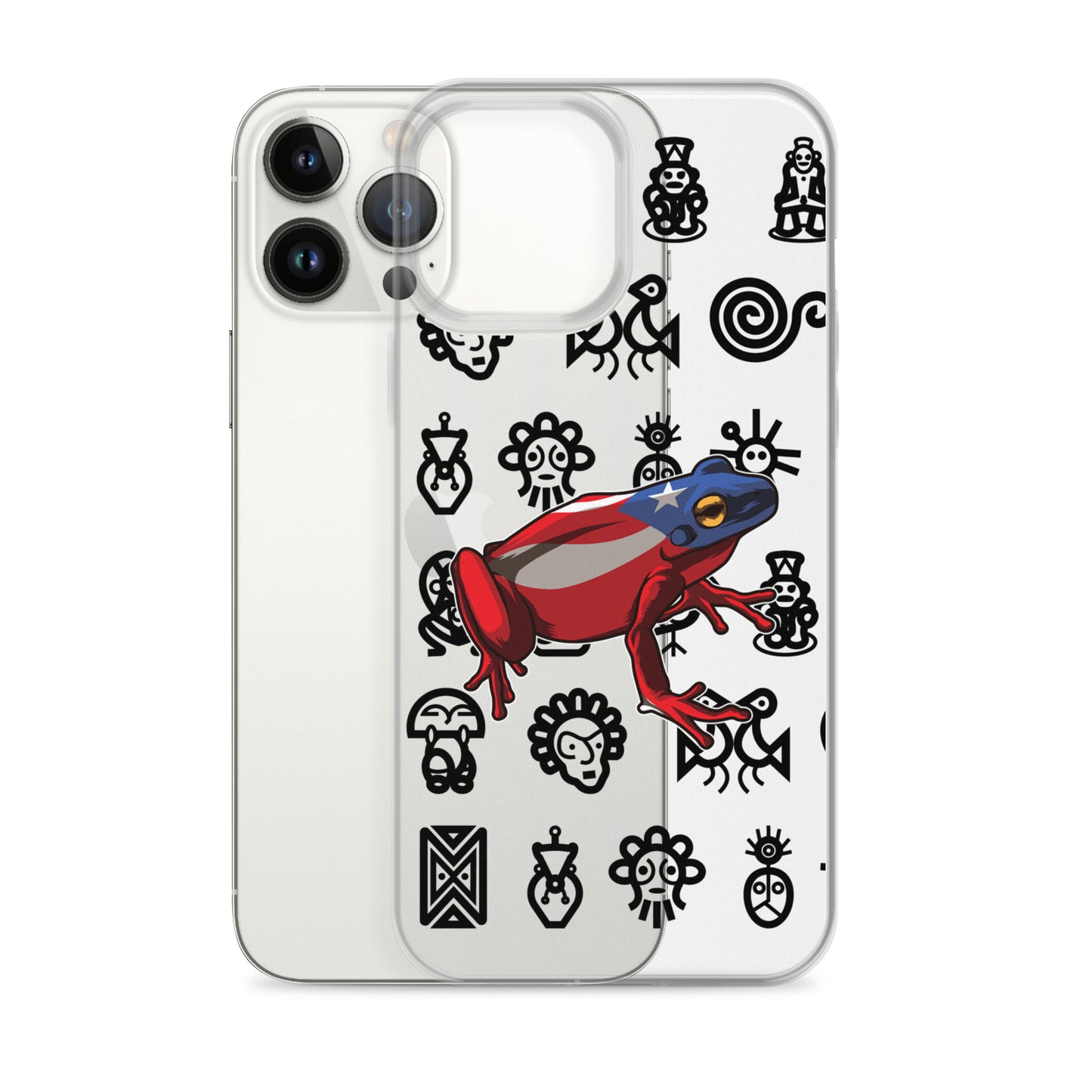 Clear Case for iPhone® Coqui and Taino