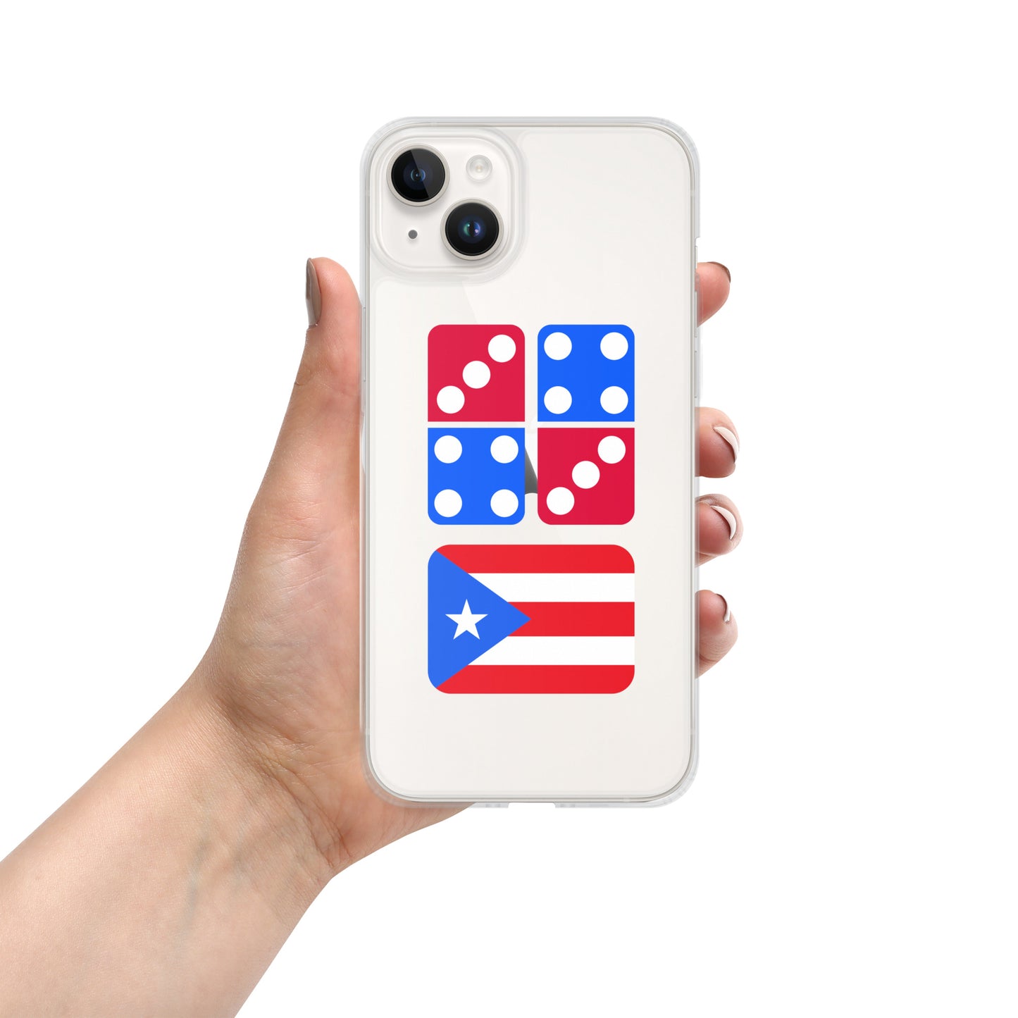 Clear Case for iPhone® PR Domino