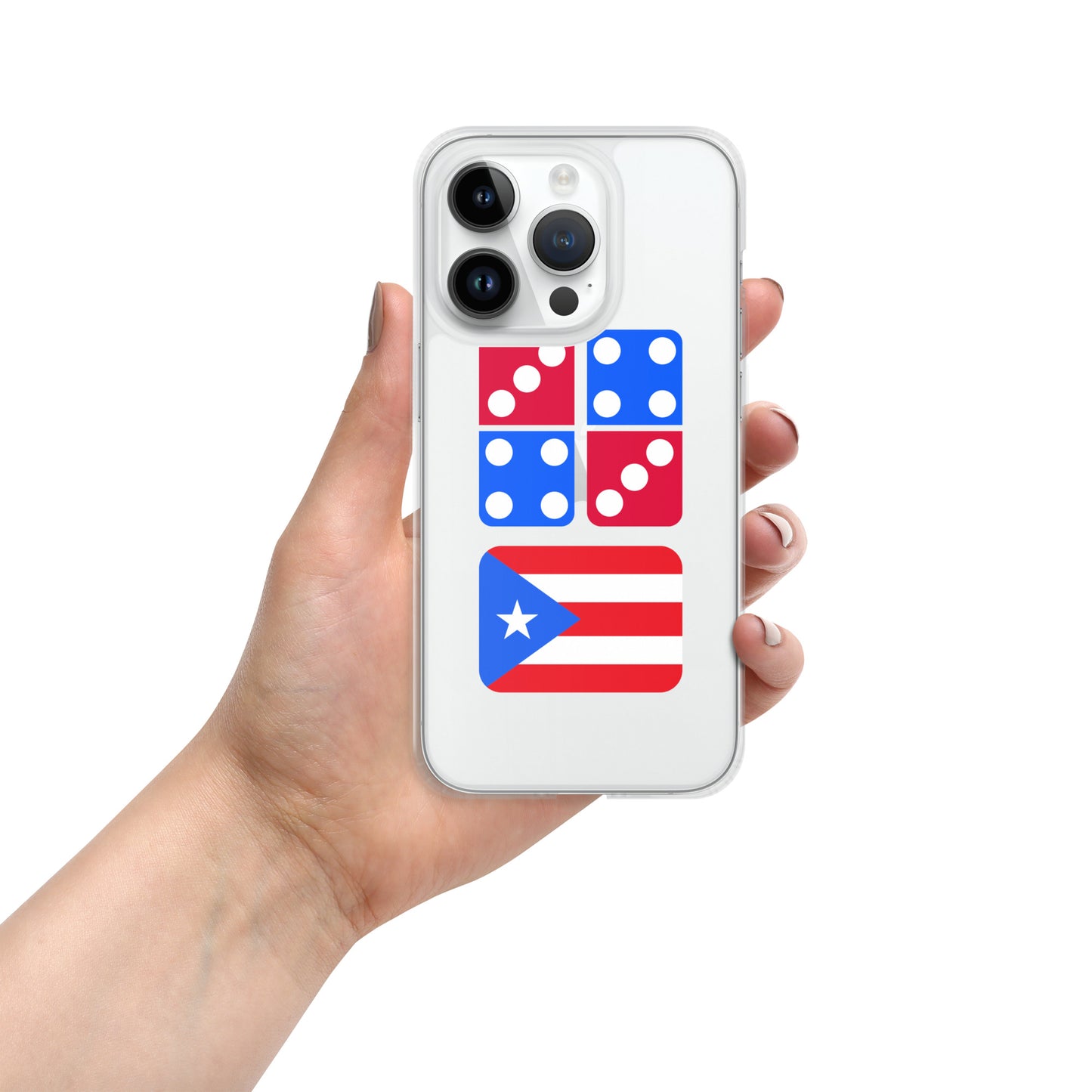 Clear Case for iPhone® PR Domino