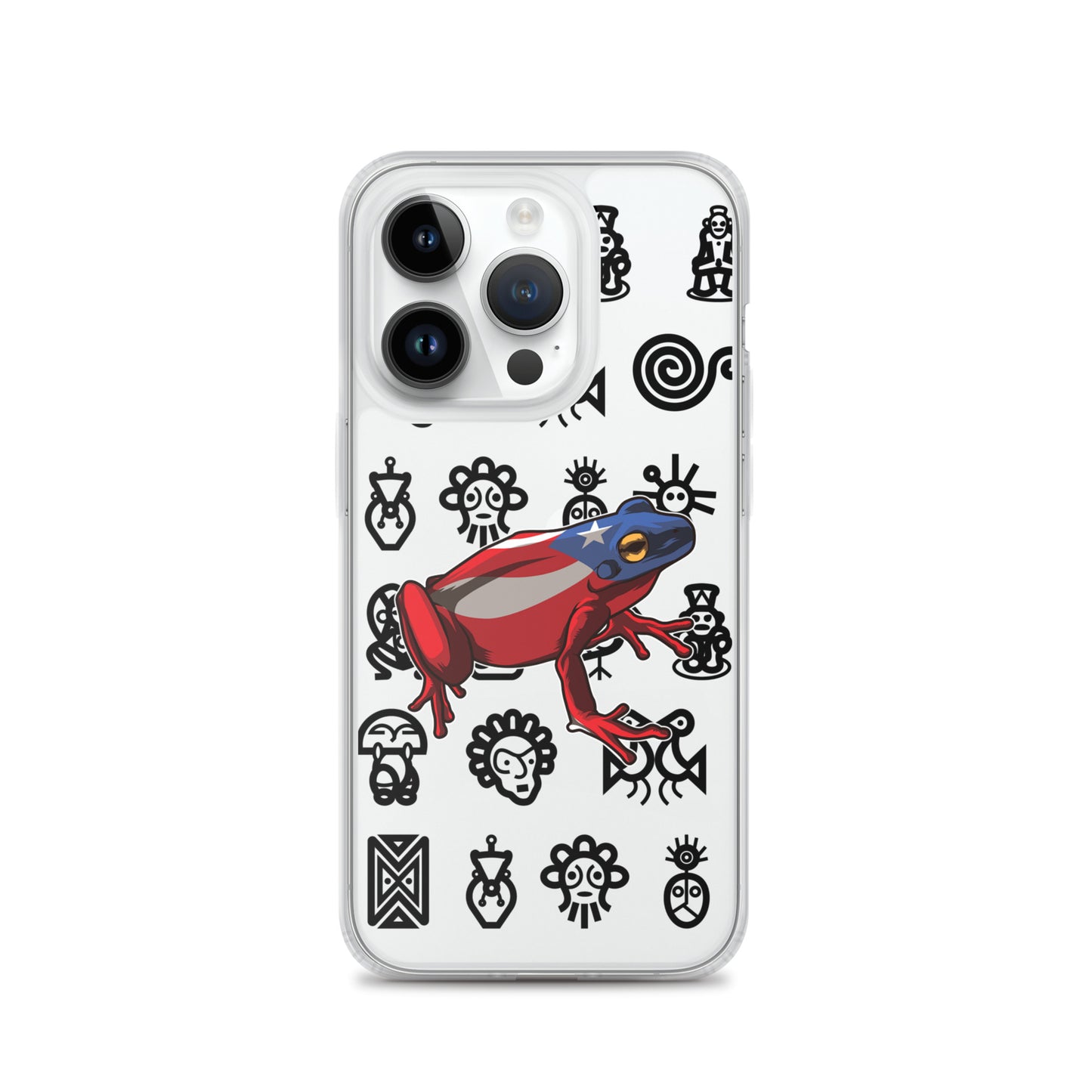 Clear Case for iPhone® Coqui and Taino