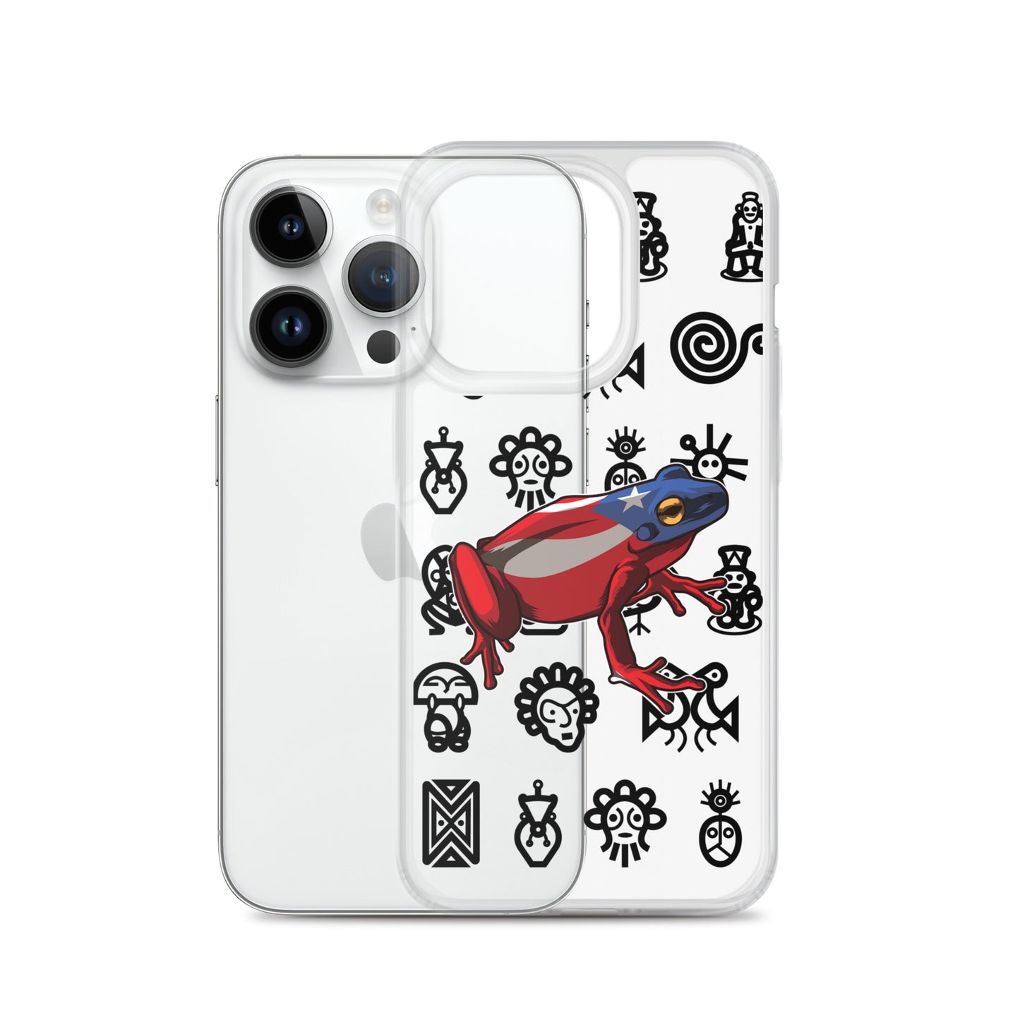 Clear Case for iPhone® Coqui and Taino