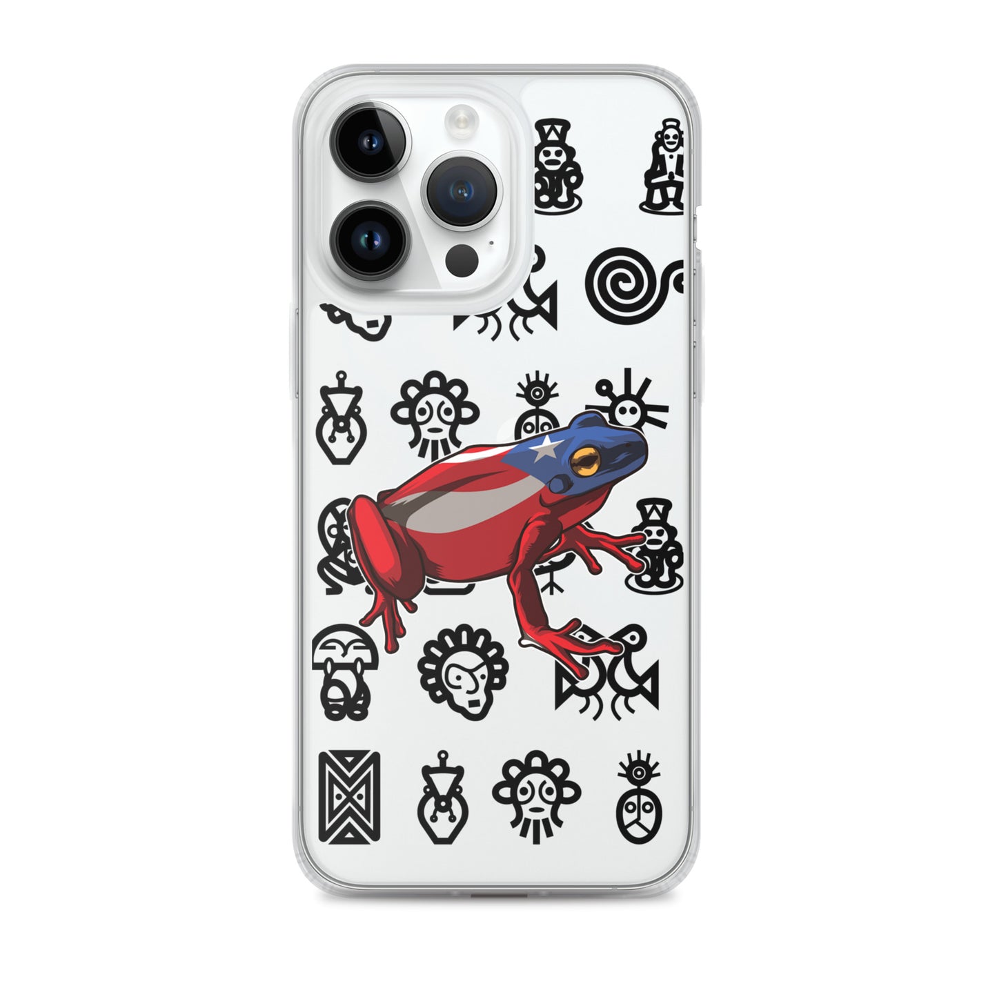 Clear Case for iPhone® Coqui and Taino