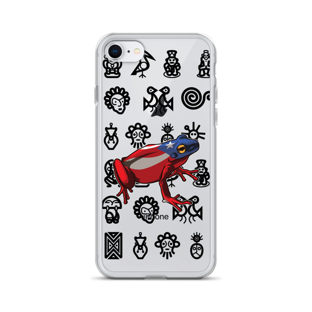 Clear Case for iPhone® Coqui and Taino