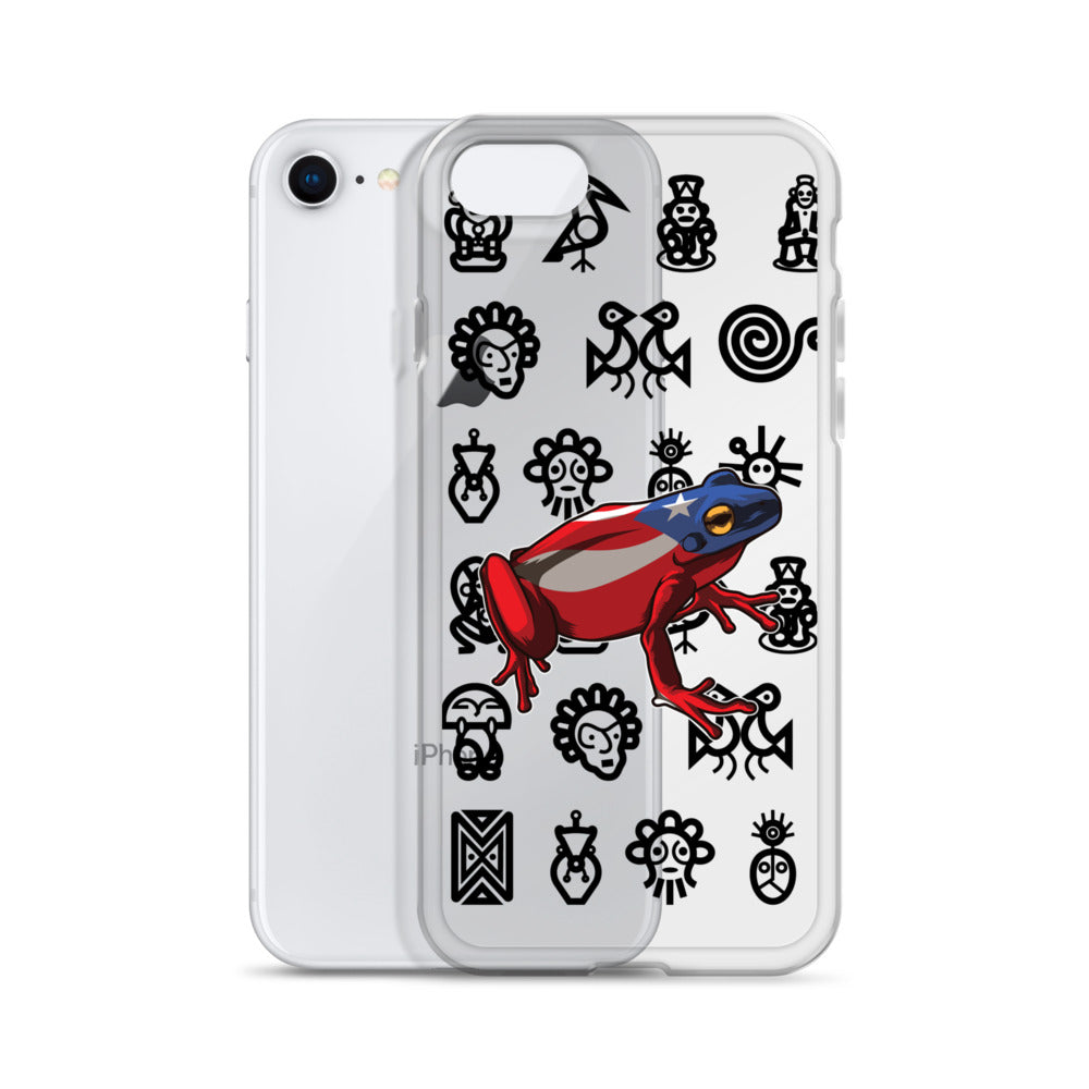Clear Case for iPhone® Coqui and Taino