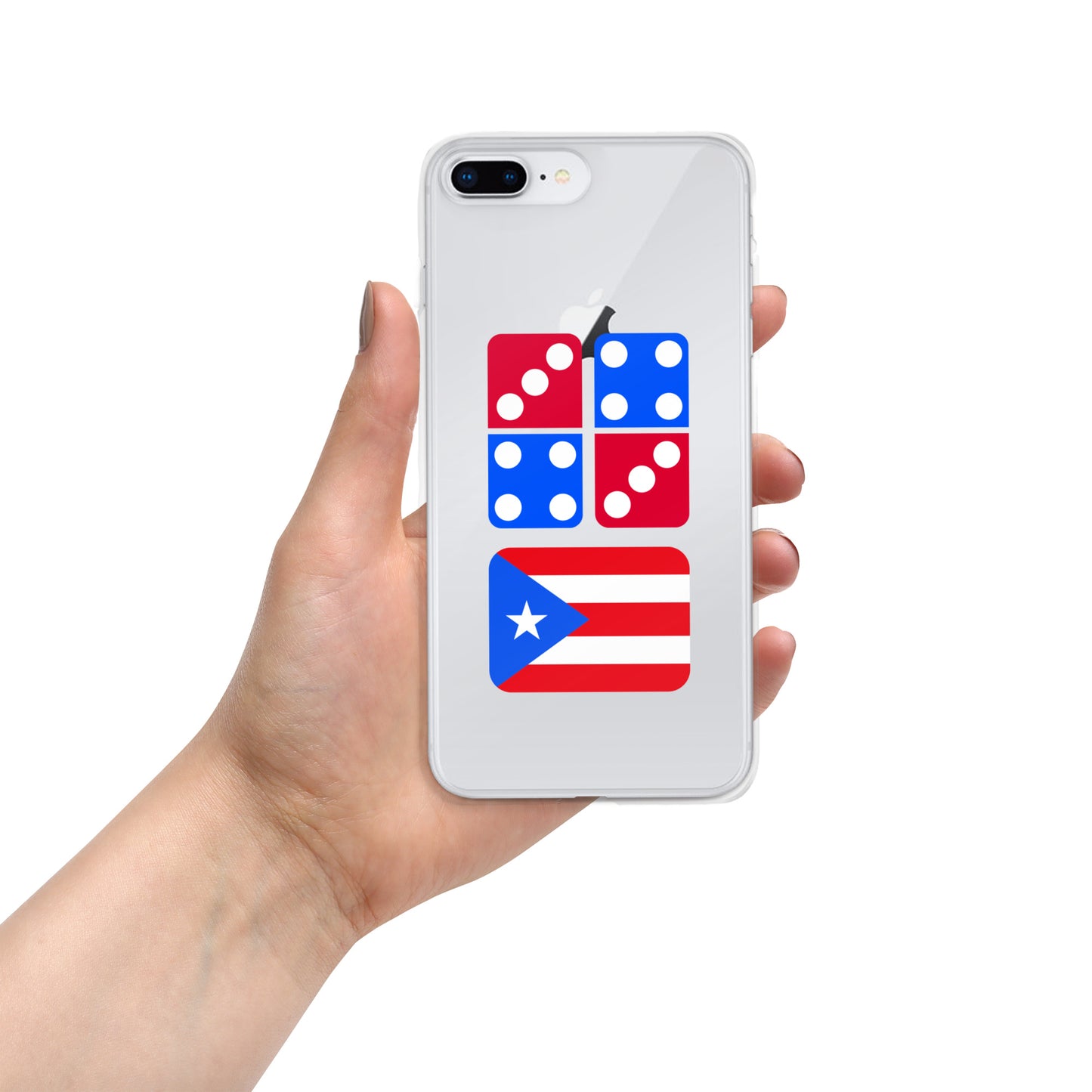Clear Case for iPhone® PR Domino