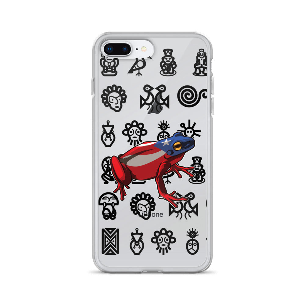 Clear Case for iPhone® Coqui and Taino