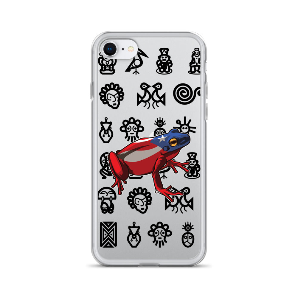 Clear Case for iPhone® Coqui and Taino