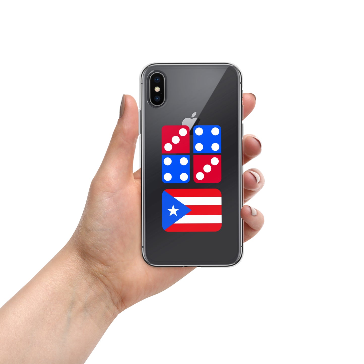 Clear Case for iPhone® PR Domino