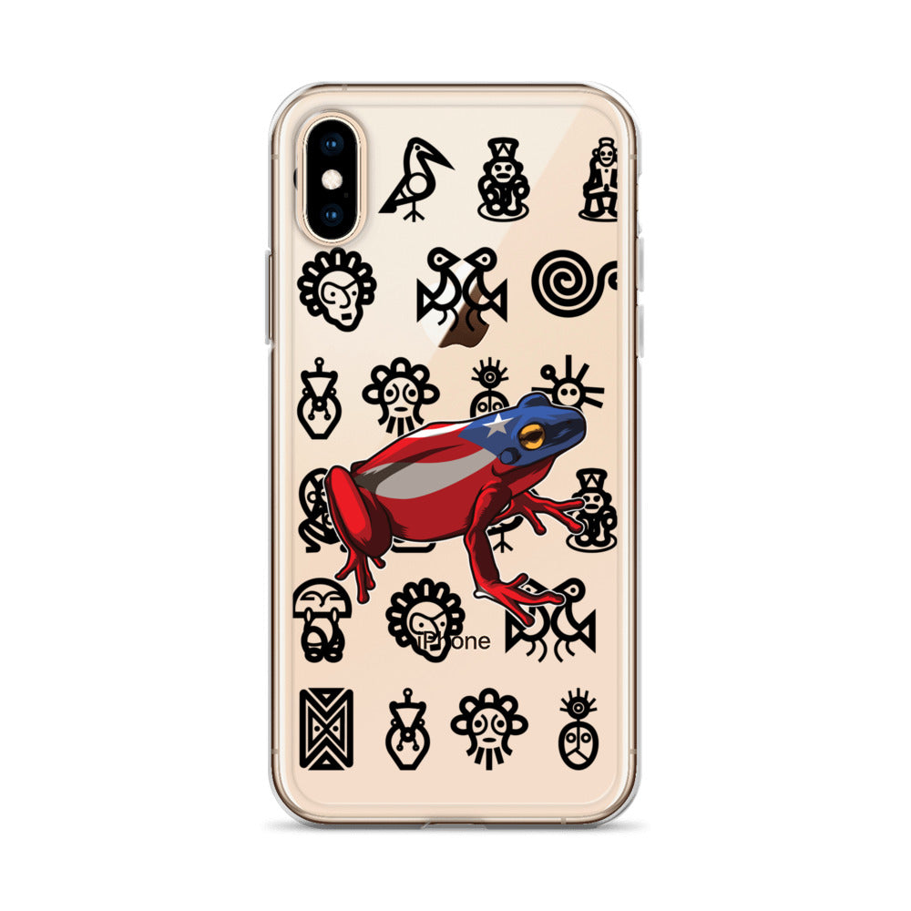 Clear Case for iPhone® Coqui and Taino