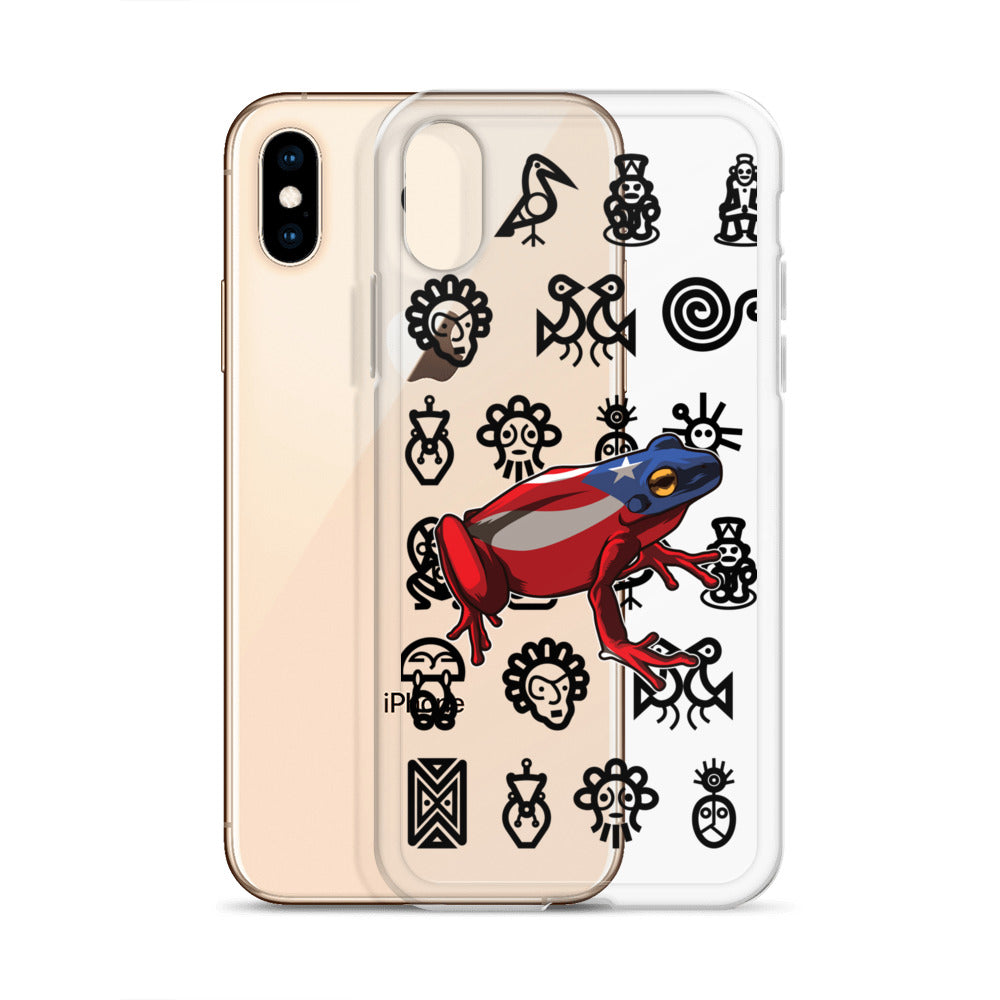 Clear Case for iPhone® Coqui and Taino