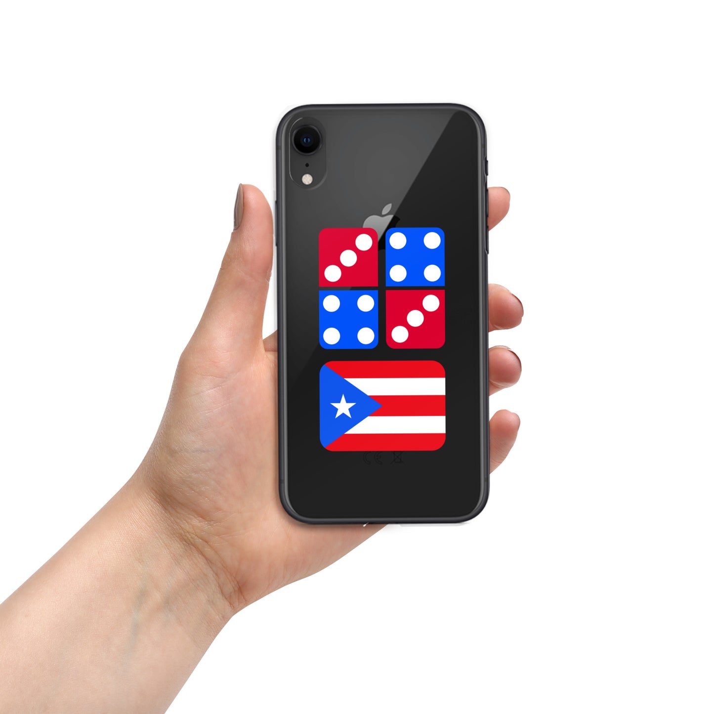 Clear Case for iPhone® PR Domino