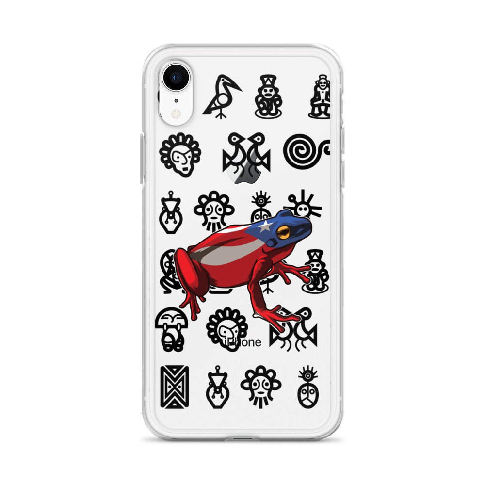 Clear Case for iPhone® Coqui and Taino