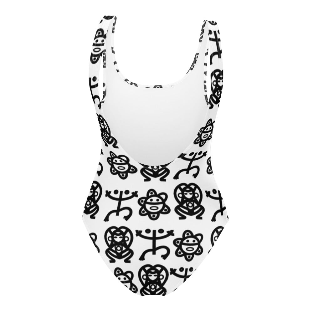 One-Piece Swimsuit- Taino Petroglyphs