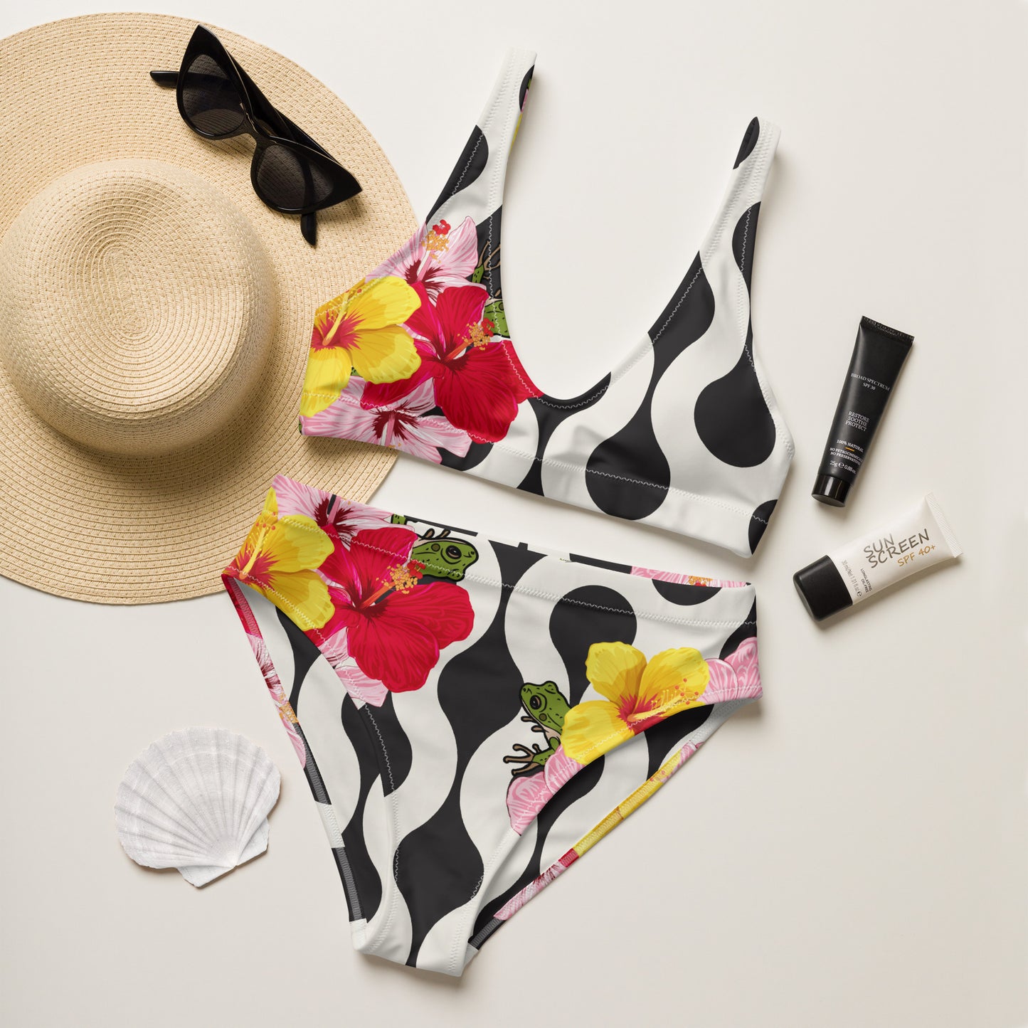 Recycled high-waist bikini- PR Summer