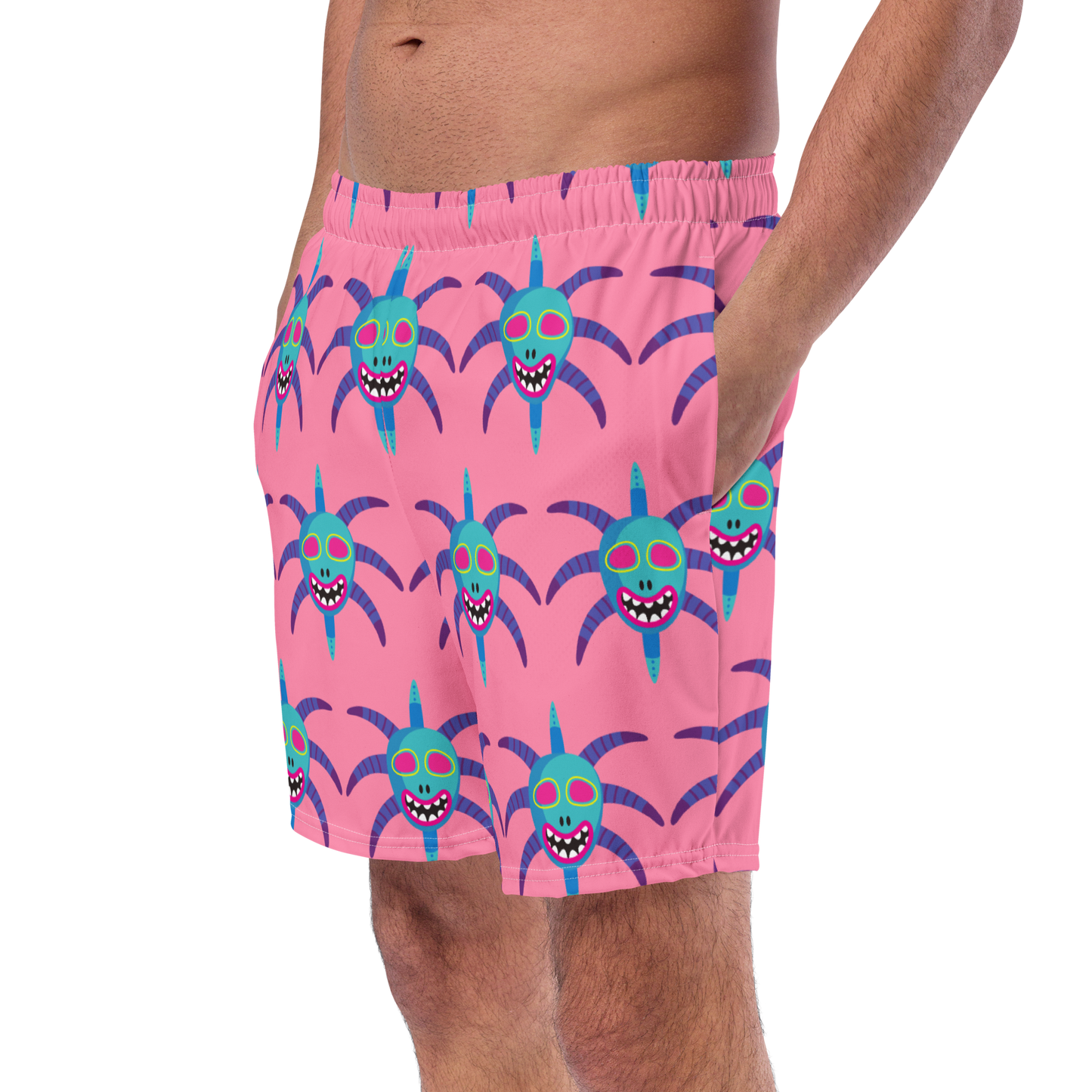 Men's swim trunks- Vejigante Mask