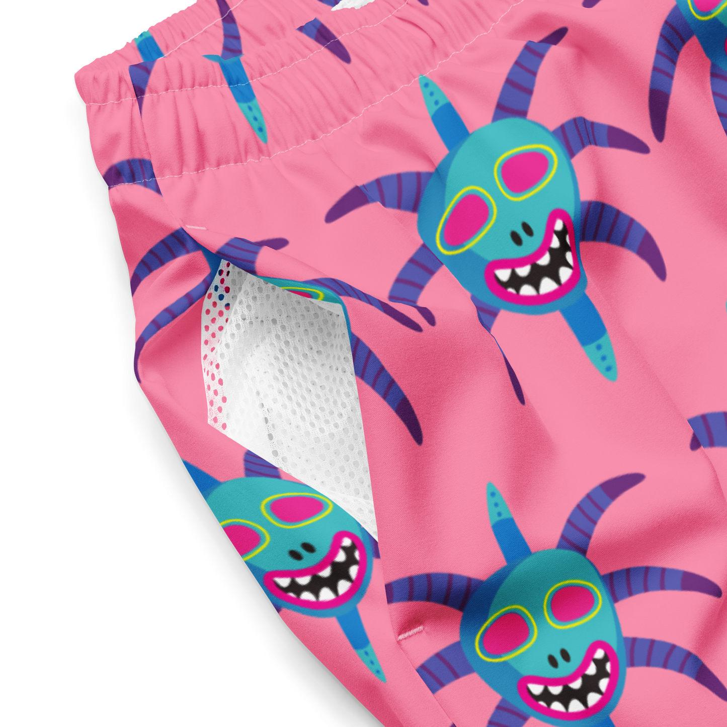 Men's swim trunks- Vejigante Mask