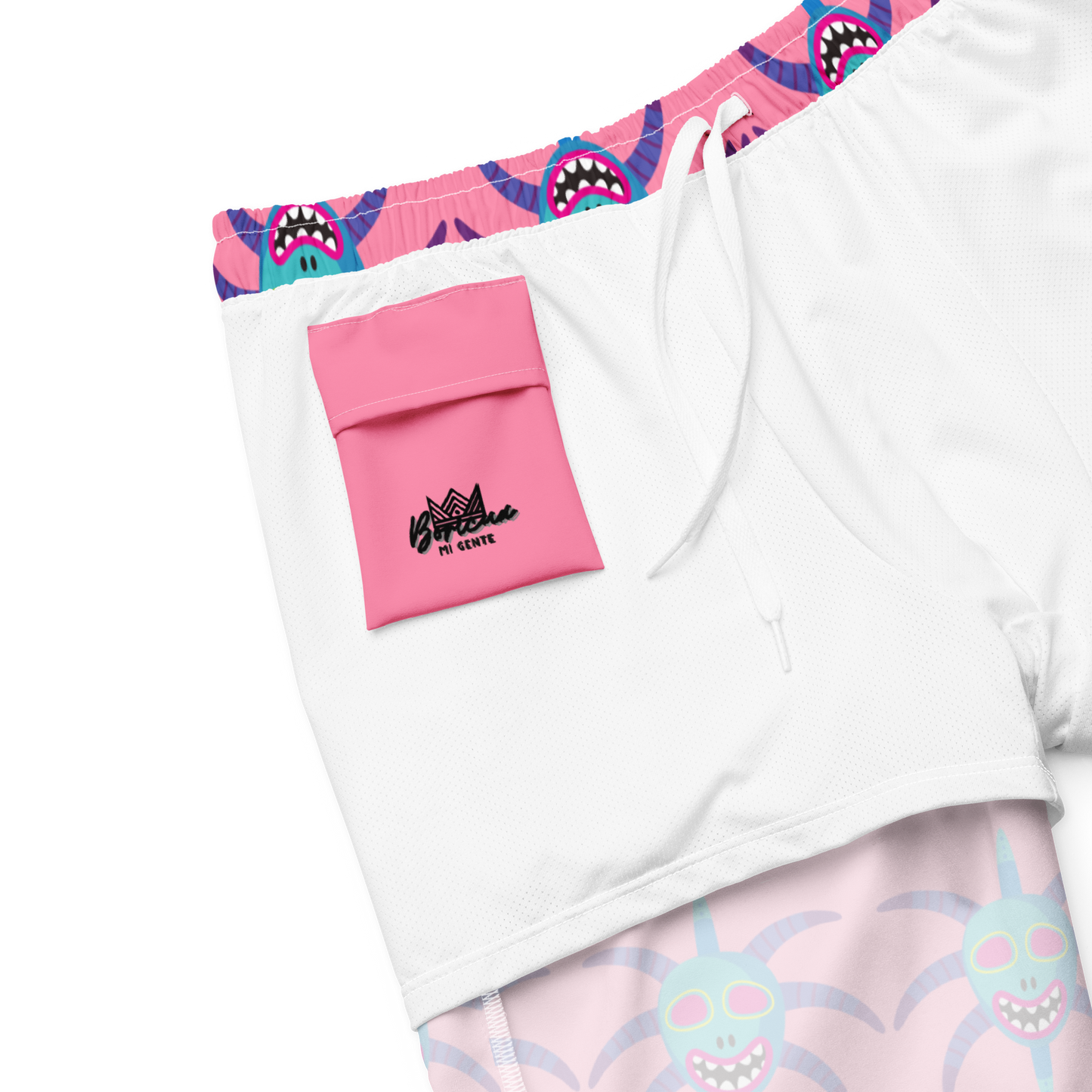 Men's swim trunks- Vejigante Mask