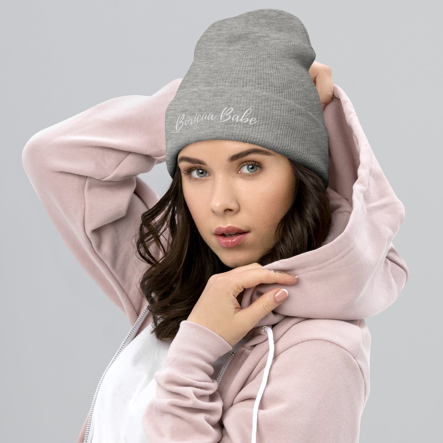 Cuffed Beanie- Boricua Babe