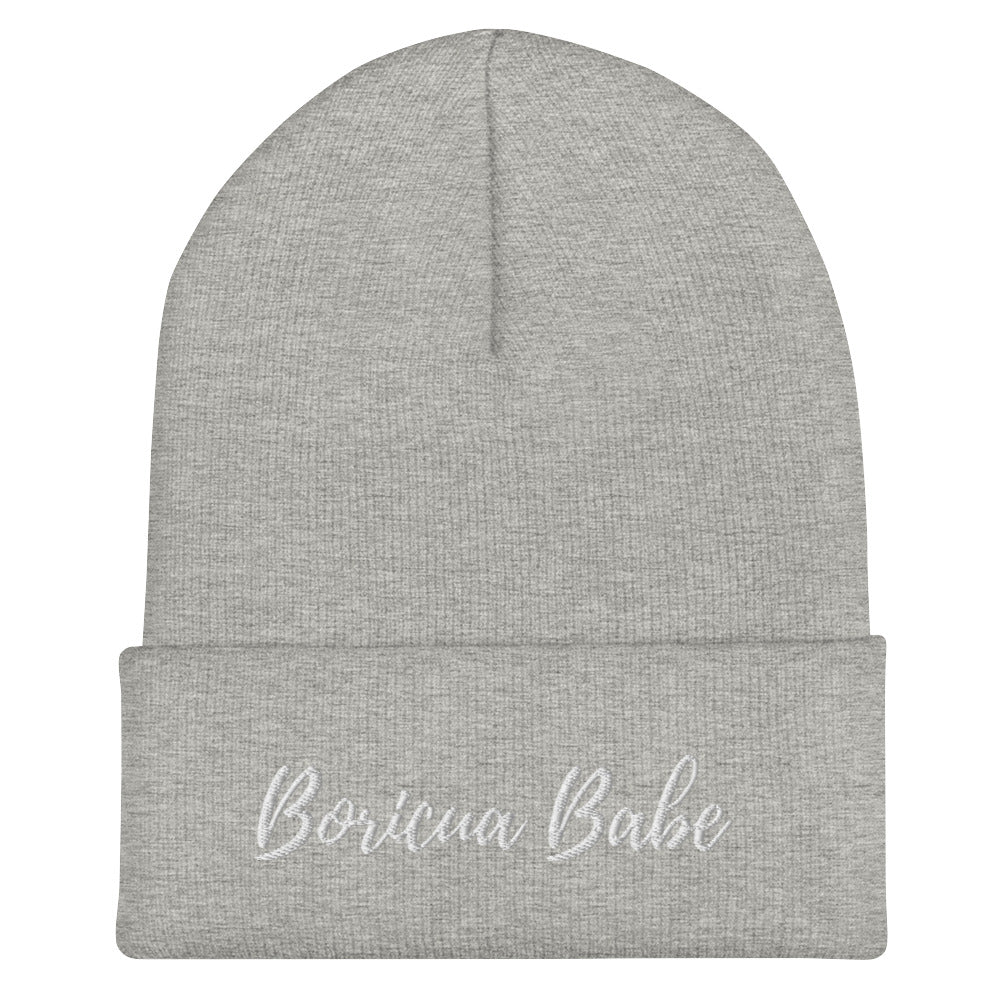 Cuffed Beanie- Boricua Babe