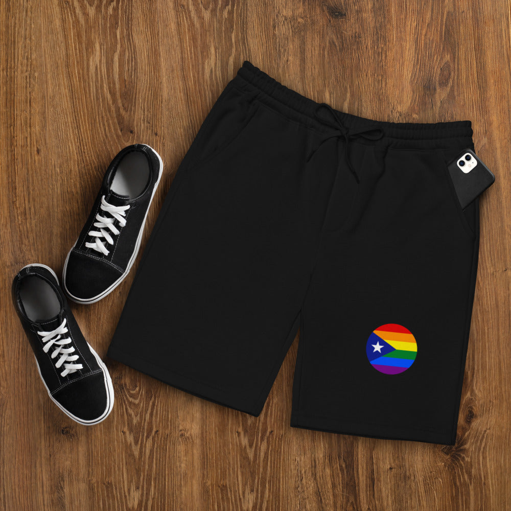 Men's fleece shorts- Puerto Rico Pride