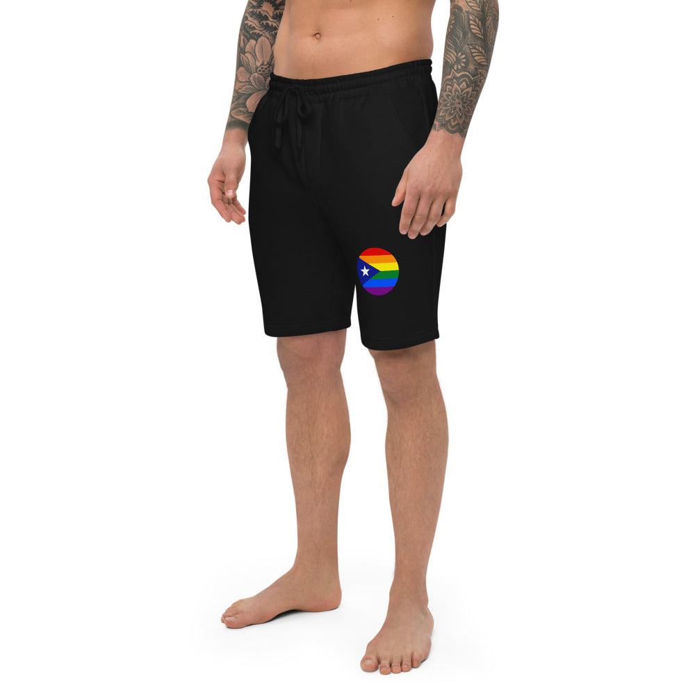Men's fleece shorts- Puerto Rico Pride