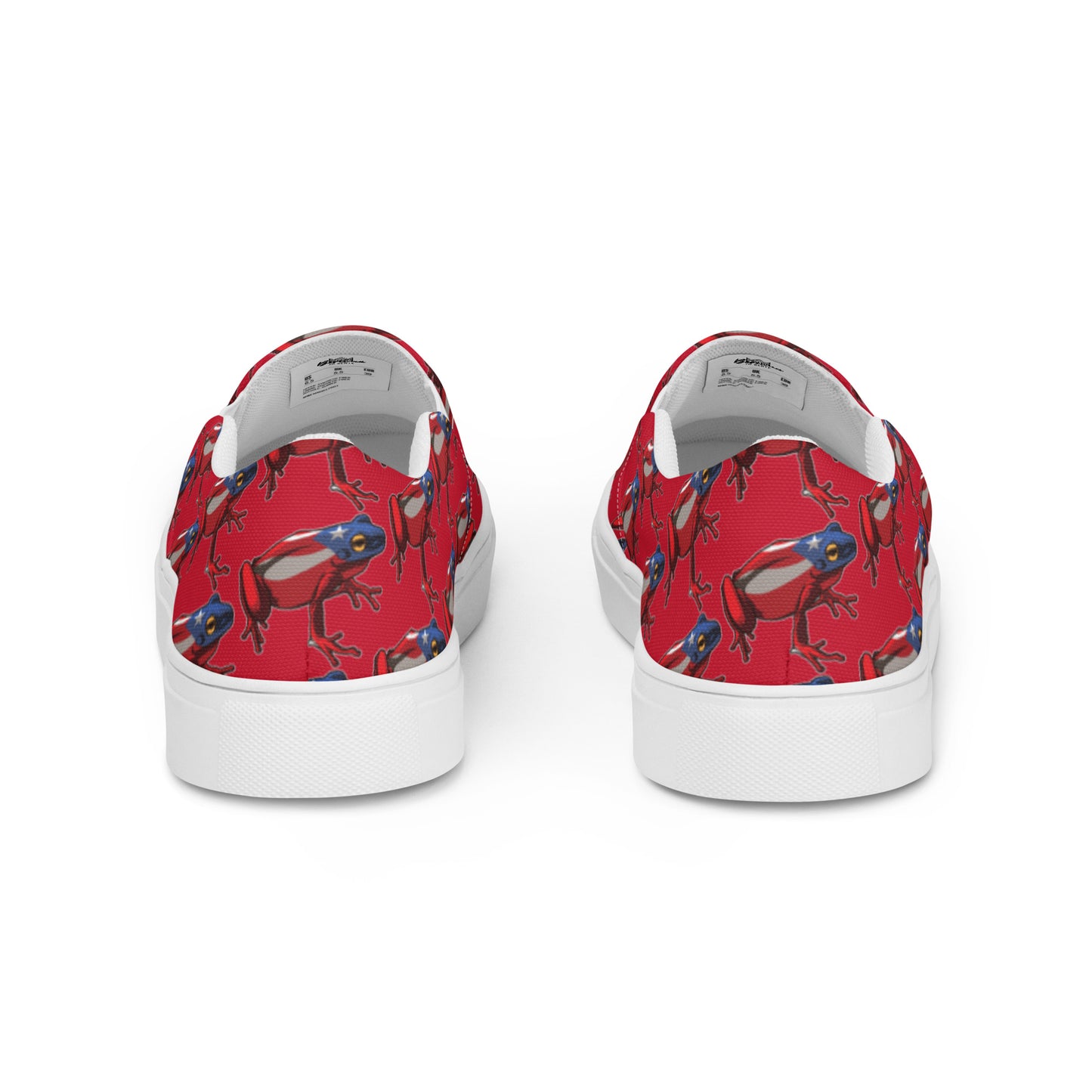 Men’s slip-on canvas shoes- Coqui Frog PR