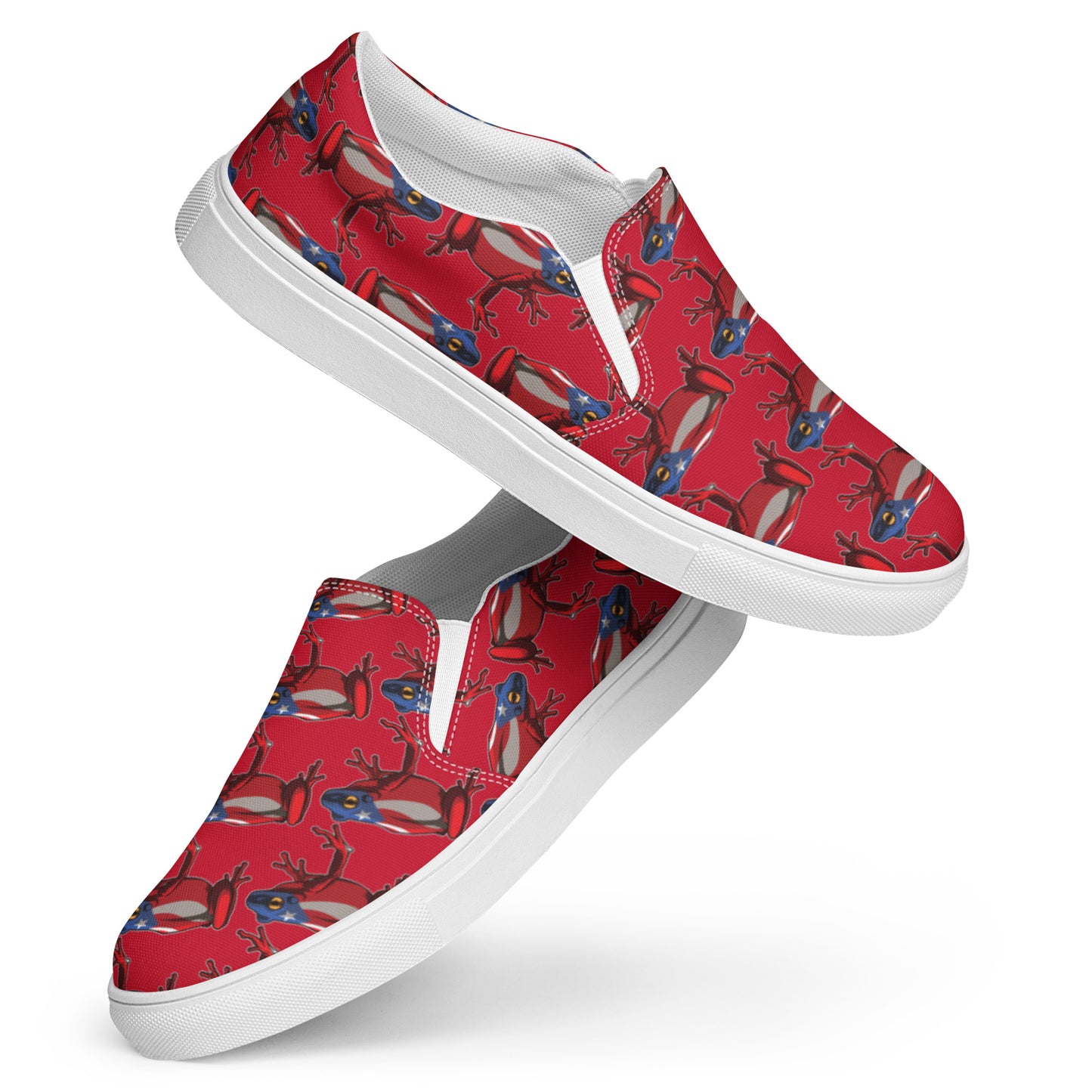 Men’s slip-on canvas shoes- Coqui Frog PR