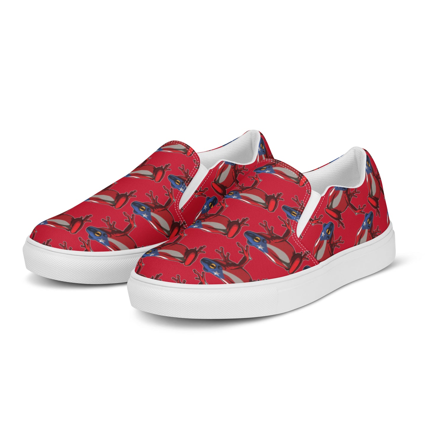 Men’s slip-on canvas shoes- Coqui Frog PR