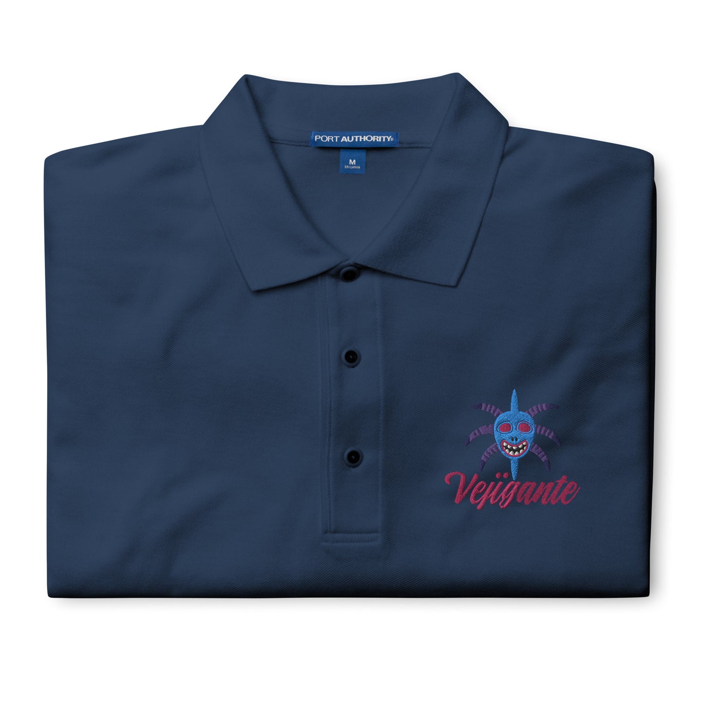 Men's Premium Polo- Vejigante Mask