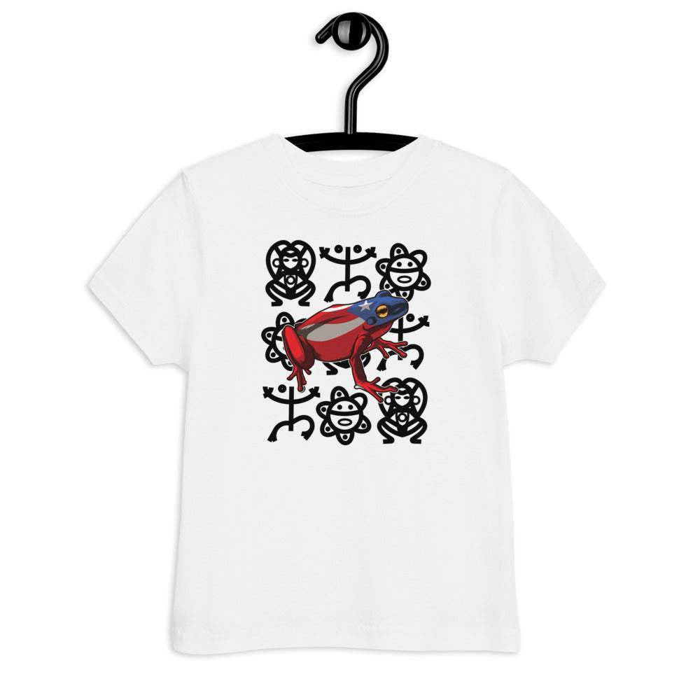 Toddler jersey t-shirt- Coqui con Taino